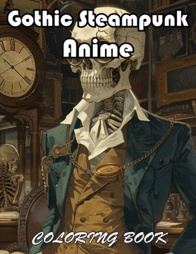 Gothic Steampunk Anime Coloring Book: 100+ Exciting And Easy Coloring Pages