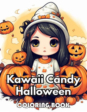 Kawaii Candy Halloween Coloring Book: Unique and Beautiful High-quality Designs