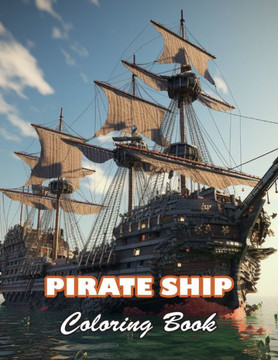 Pirate Ship Coloring Book for Adult: High Quality +100 Beautiful Designs for All Ages