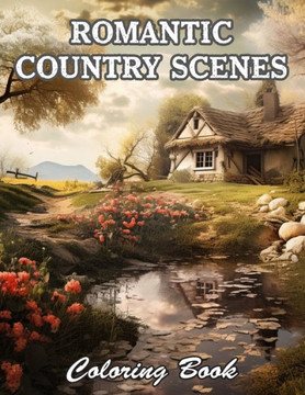 Romantic Country Scenes Coloring Book: A Stress Relief Experience for All Ages