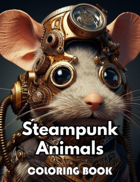 Steampunk Animals Coloring Book: High Quality +100 Adorable Designs