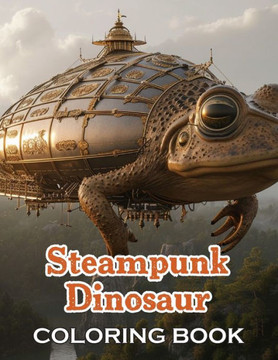 Steampunk Dinosaur Coloring Book: 100+ Unique and Beautiful Designs for All Ages