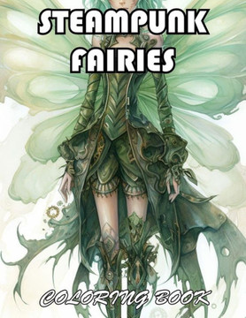 Steampunk Fairies Coloring Book: 100+ Exciting And Easy Coloring Pages