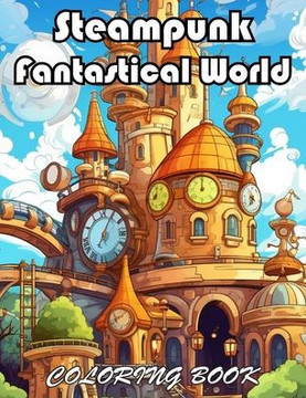 Steampunk Fantastical World Coloring Book: 100+ Unique and Beautiful Designs for All Fans