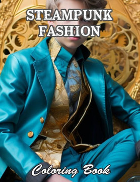 Steampunk Fashion Coloring Book: High Quality +100 Beautiful Designs