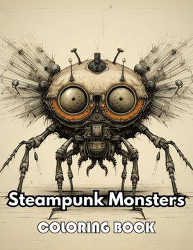 Steampunk Monsters Coloring Book: eautiful and High-Quality Design To Relax and Enjoy