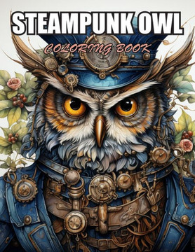 Steampunk Owl Coloring Book: Stress Relief, Relaxation, and Creativity Coloring Pages for All Fans