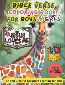 Bible Verse Coloring Book For Boys & Girls