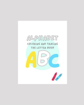 Alphabet coloring and trace the letter book