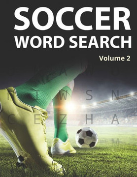 Soccer Word Search (Volume 2): Trivia Puzzle Book for Adults and Teenagers - Large Print