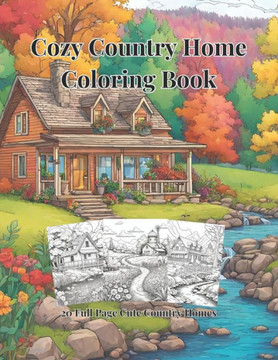 Cozy Country Home Coloring Book