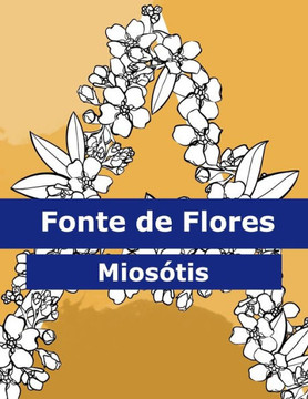 Fonte de Flores Miosótis