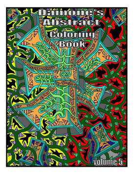 Damones Abstract Coloring Book 5: Adult Coloring Book