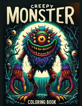 Creepy Monster Coloring Book: Dare to Color Creepy Monsters! From Dark Dungeons to Twisted Tombs, Each Page Holds a Frightful Surprise