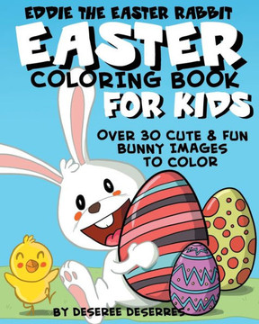 Eddie The Easter Rabbit Coloring Book for Kids
