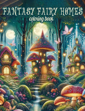 fantasy fairy homes Coloring Book: Where the Charm of Fairies Meets the Artistry of Colors, Each Page Offers a Mesmerizing Glimpse into the Enchanting