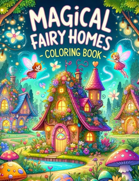 Magical Fairy Homes Coloring Book: Explore the charm of fairytale cottages with this charming book, where each page reveals magical fairy homes nestle