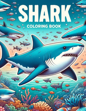 Shark Coloring Book: Dive into the World of Sharks with this Exciting Adventure, Featuring Fun Facts and Vibrant Illustrations for Young Oc