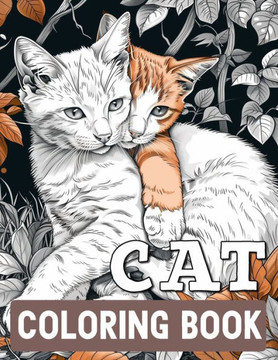 Cat Coloring Book for Adults Relaxation: Stress Relief Cat Pattern