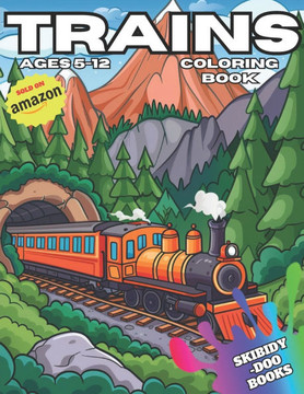 Trains coloring book