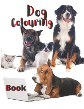 Dog colouring book: For adults and kids