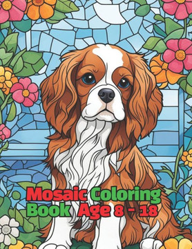 Mosaic Coloring Book: Coloring animals drawn with mosaic techniques