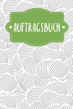 Auftragsbuch: Erfassung von Kundenaufträgen, praktisch zum Ausfüllen - Motiv: Abstrakte Muscheln