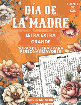 Sopas de letras para personas mayores: Día de la madre con sopas de letras fáciles con letra extra grande