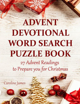 Advent Devotional Word Search Puzzle Book: 27 Advent Readings to Prepare you for Christmas