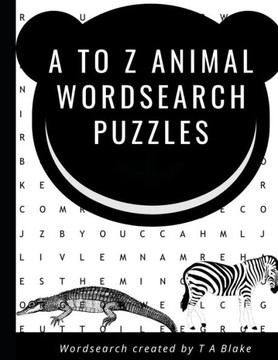 A to Z Animal Wordsearch Puzzles - Large Print