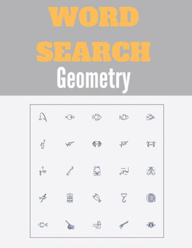 Word Search Geometry: A Word Search Geometry Book for Adults with a Huge Supply of Puzzles Fun Word Search Games, Puzzles with solutions Rel