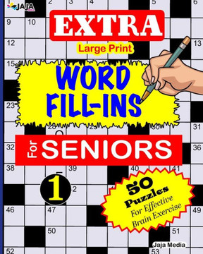 EXTRA Large Print WORD FILL-INS FOR SENIORS: Vol. 1 - Large Print