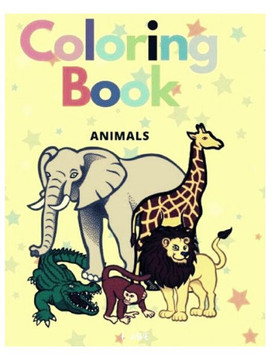 coloring book animals: Great Gift for Boys & Girls, Ages 4-8