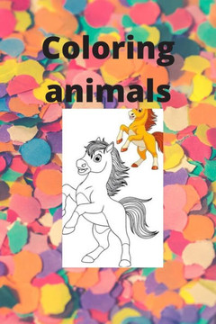 Coloring animals: Animal coloring book and get to know their names