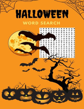 Halloween Word Search: Large Print Word Search Book For Adults, Activity Book with Answer Keys, Large Print Word Search Book Large Print Hall