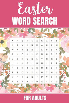Easter Word Search for Adults: Christian Crossword for Adults Cross Words Puzzle Book Word Search Large Print