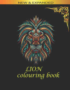 lion colouring book: best colouring book gift for boys and girls