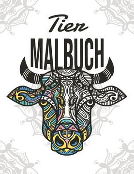 Tier Malbuch: Malbuch für Erwachsene und Jugendliche - Mandalas - Anti-Stress, Entspannung, Entspannung - Großformat