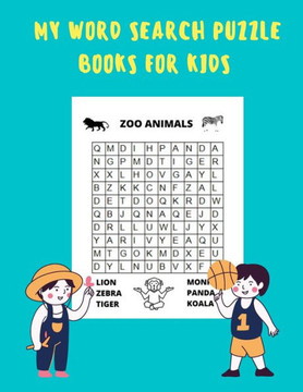 My Word Search Puzzle Books For Kids: word searches for Clever kids ages 6-8, Wordsearches For Second Grade, 60 Large Print Word Search Puzzles, Words