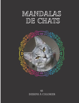 Mandalas de chats 45 dessins à colorier