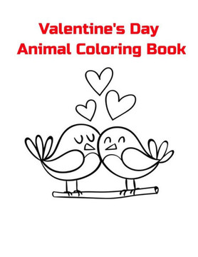 Valentine's Day Animal Coloring Book