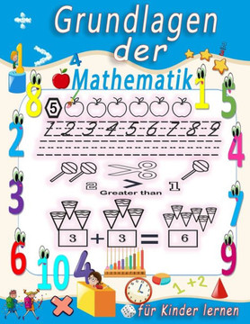 Grundlagen der Mathematik für Kinder lernen: Math Drills Additions- und Subtraktionsaktivitäten für die Vorschule zum Kindergarten. (Math Activity Boo