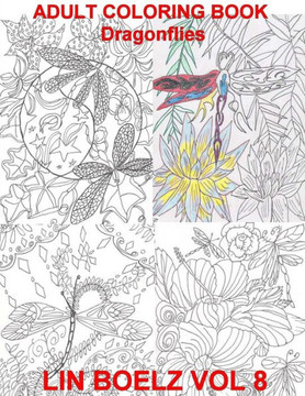 Adult Coloring Book Dragonflies Adult Coloring Book Dragonflies