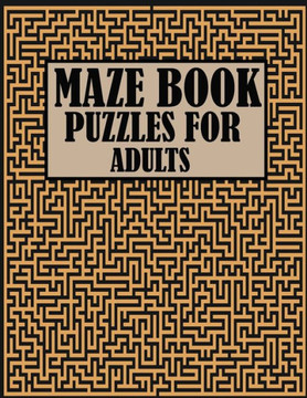 Maze Book Puzzles For Adults: 100 Butterflies shaped mazes for adults. A maze book with medium level for relaxation