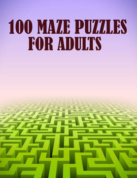 100 Maze Puzzles For Adults: A creative pig shaped maze book for mind relaxation with fun and more