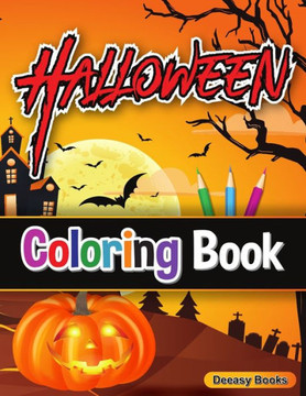 Halloween Coloring Book: Cute Halloween Coloring Book for Kids