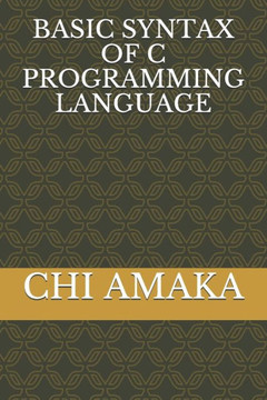 Basic Syntax of C Programming Language