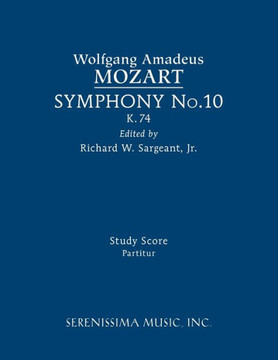 Symphony No.10, K.74: Study Score