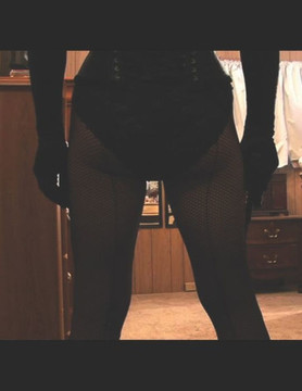 Transvestite Candy In Power Panties