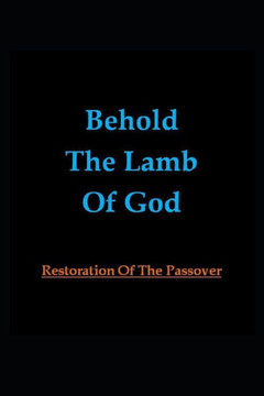 Behold The Lamb Of God